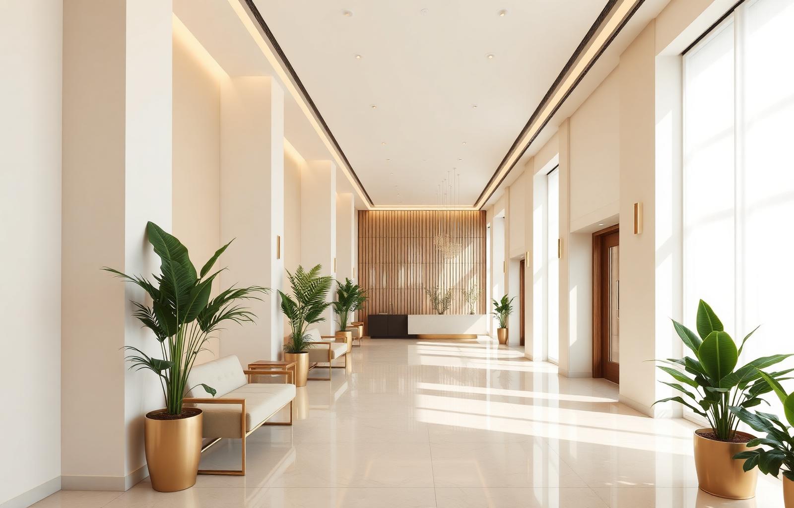 Modern stem cell clinic interior in Istanbul Turkey